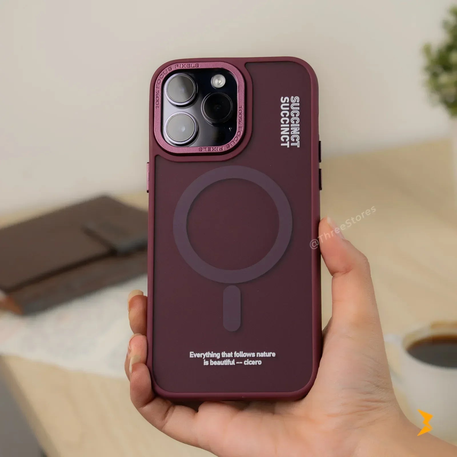 South Korea Magnetic Case iPhone 15 Pro Max - Three