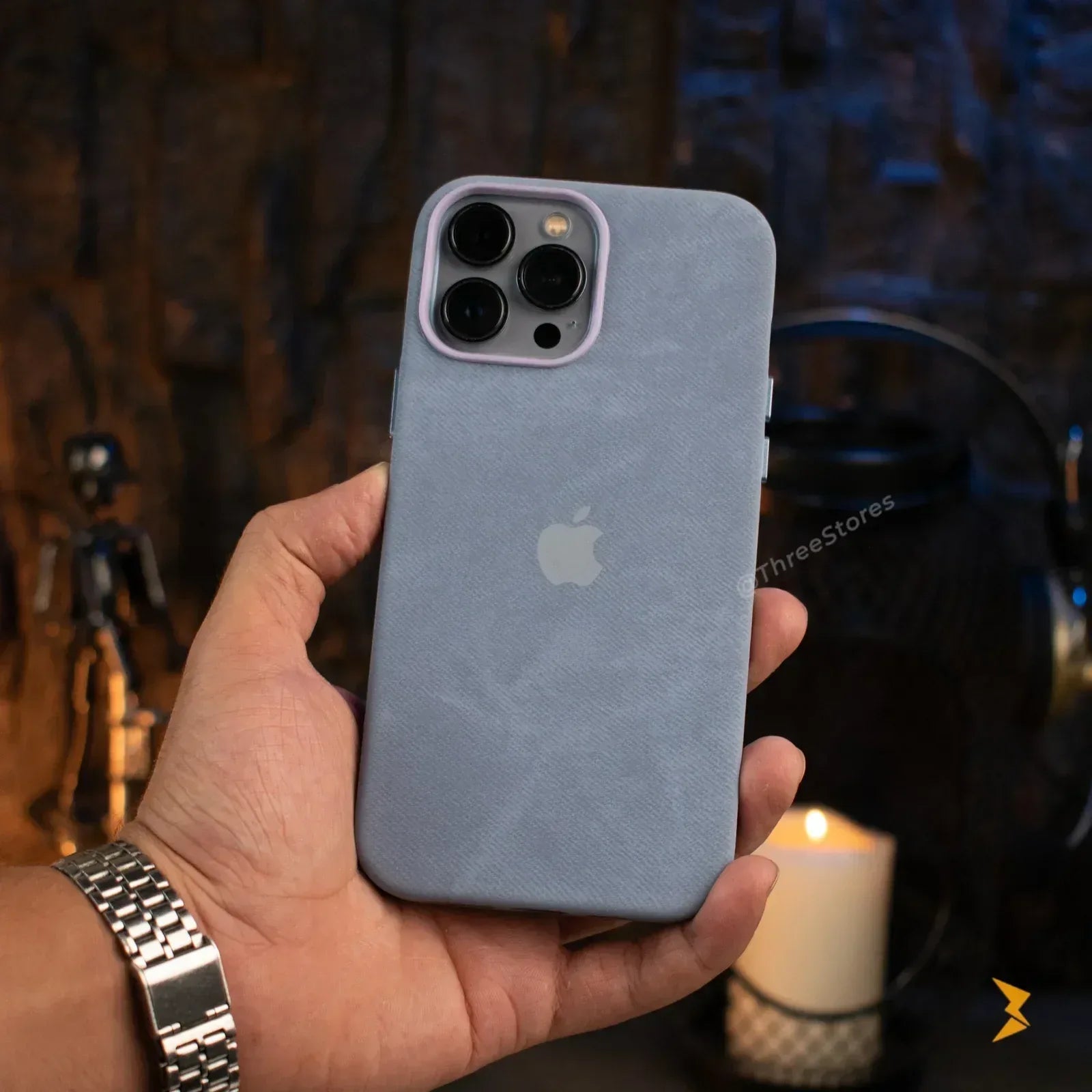 Wool Fabric Case iPhone 12 Pro Max - Three