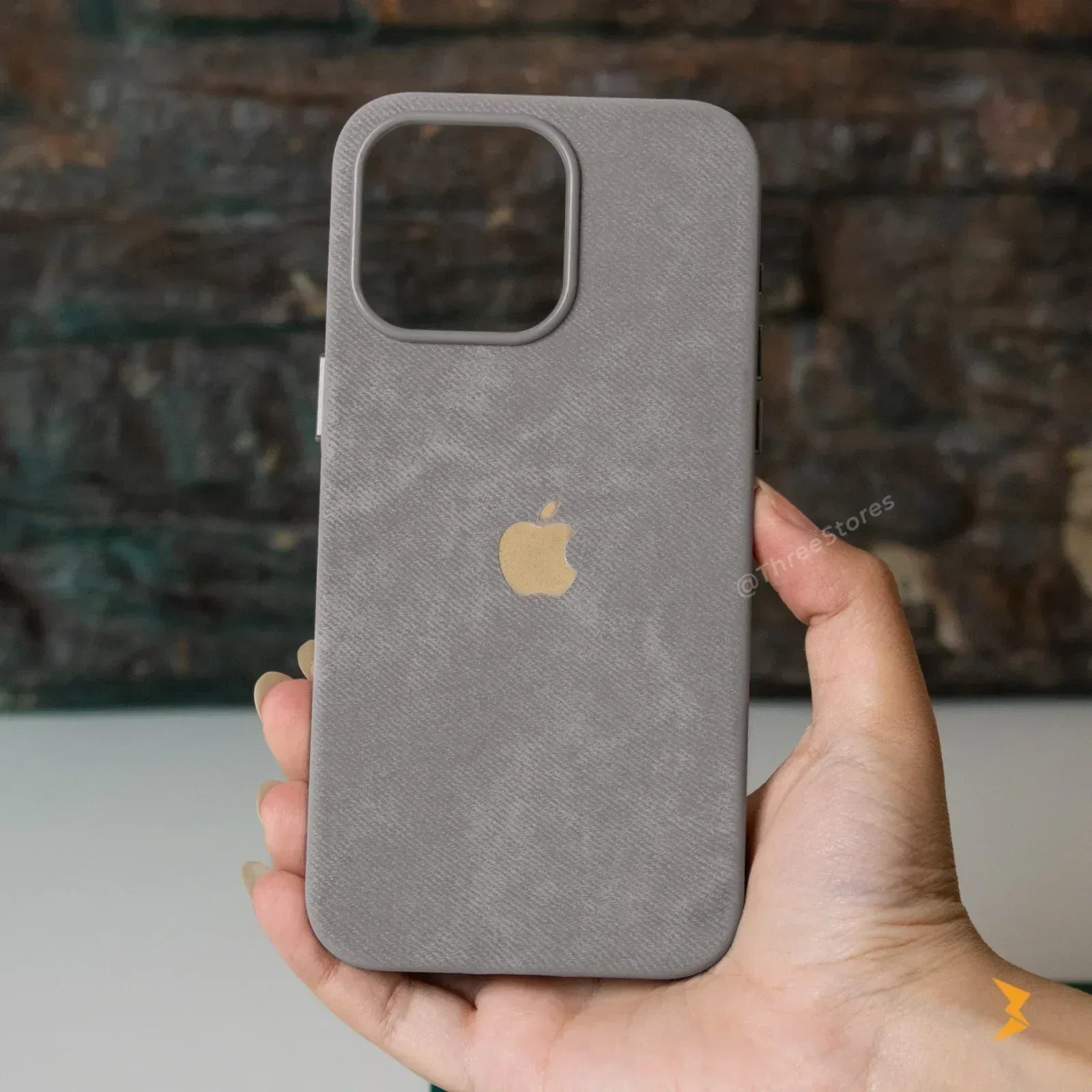 Wool Fabric Case iPhone 15 Pro Max - Three