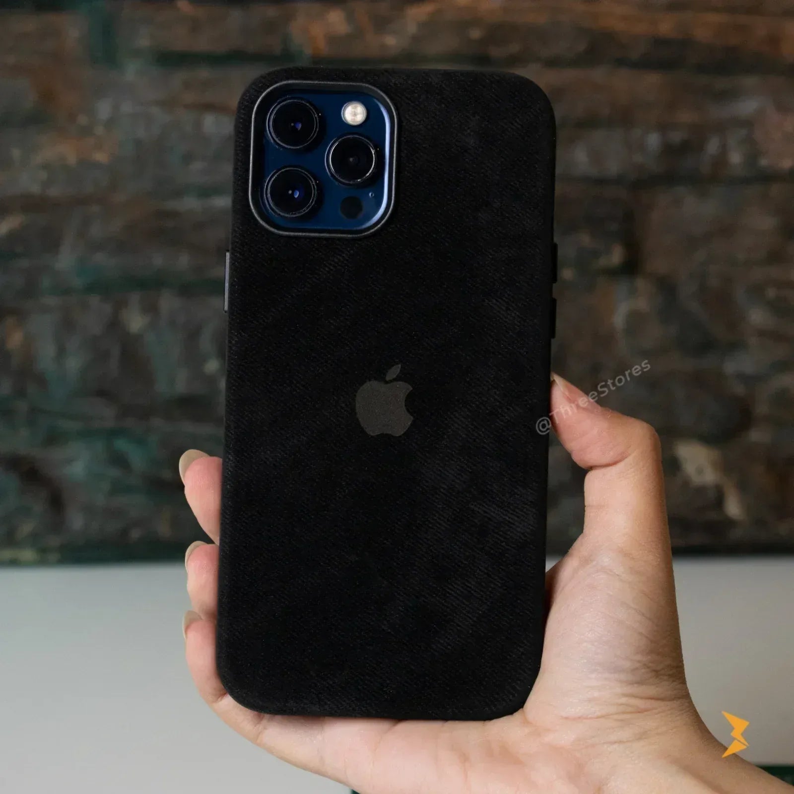 Wool Fabric Case iPhone 15 Pro Max - Three