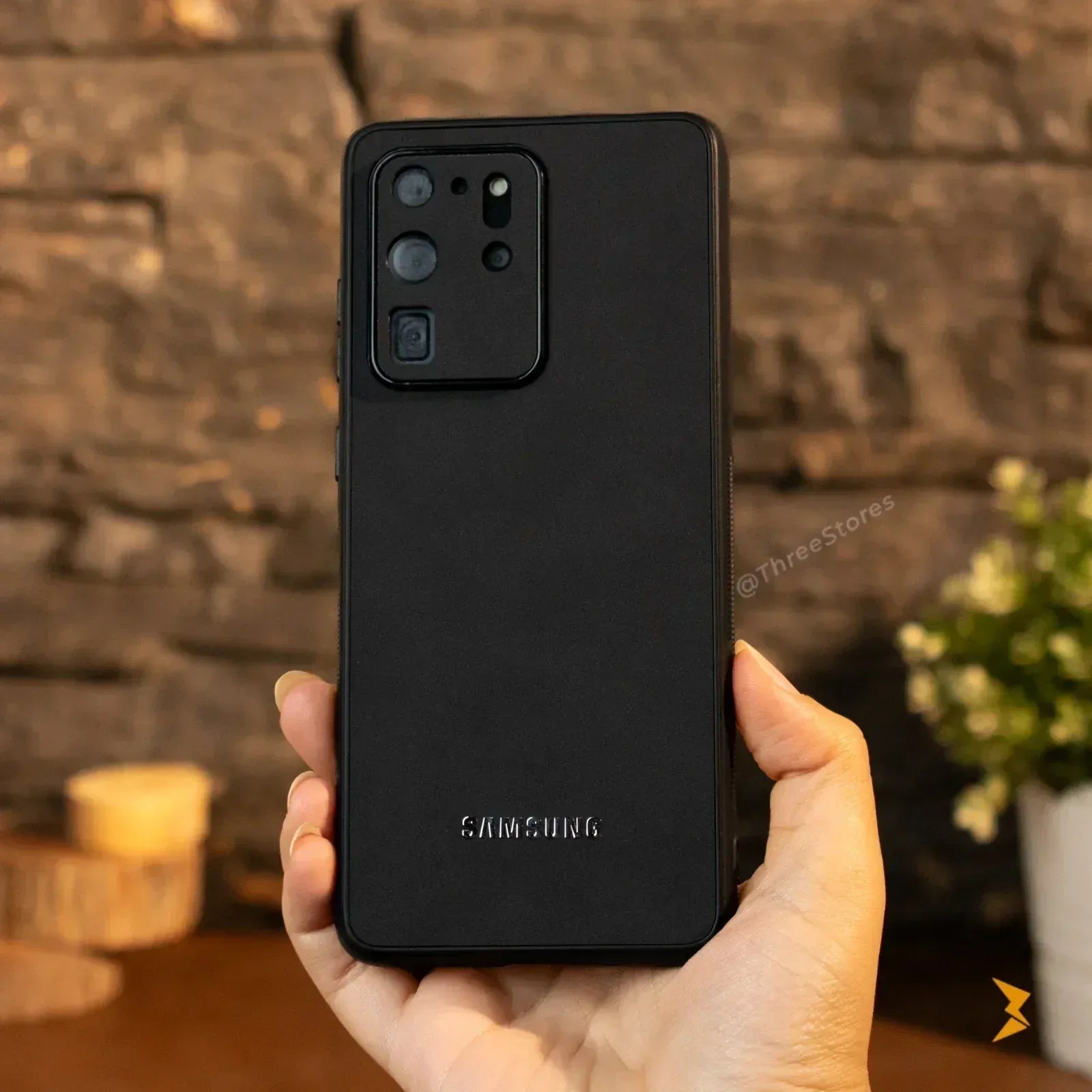 Alcantara Case Samsung S20 Ultra - Three