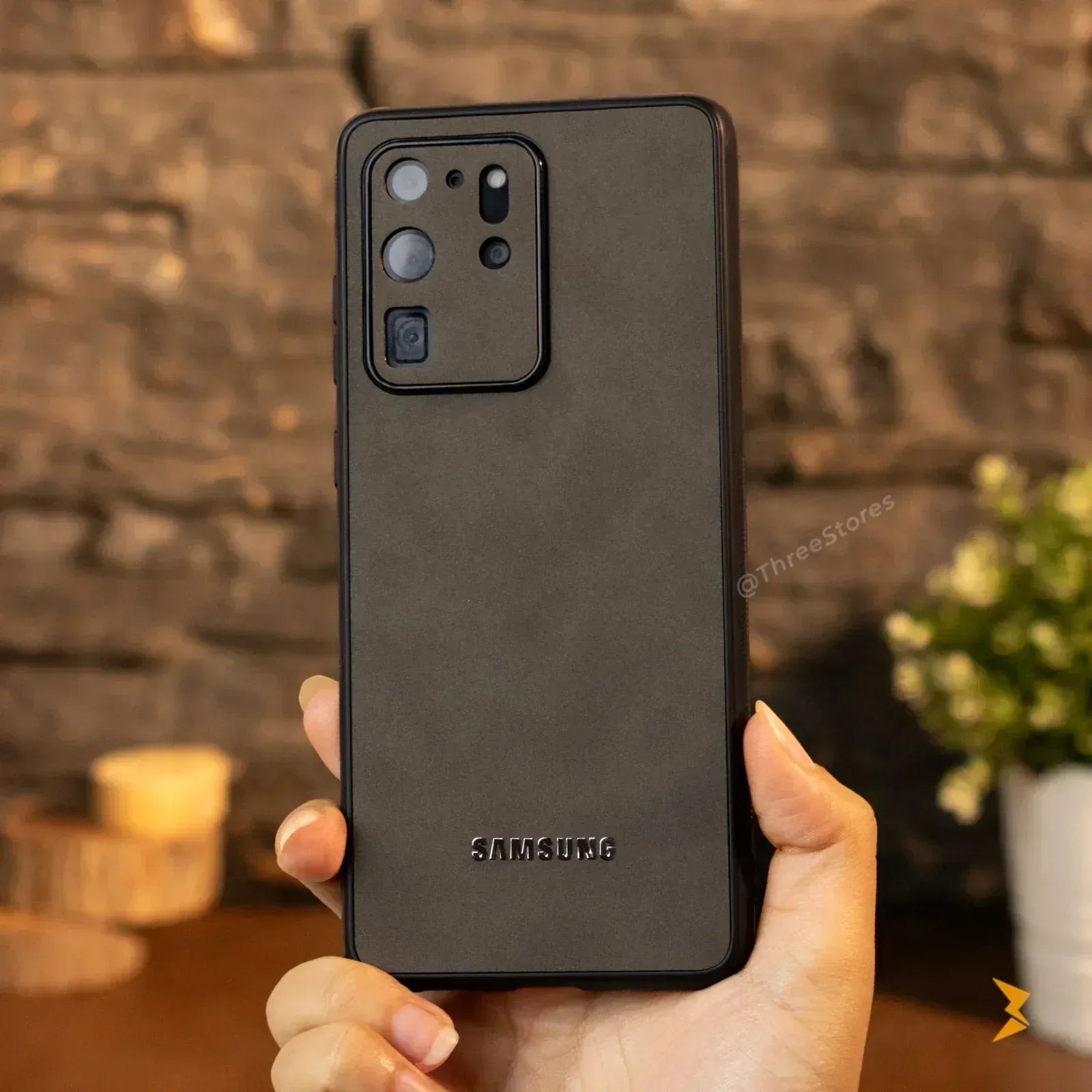 Alcantara Case Samsung S20 Ultra - Three