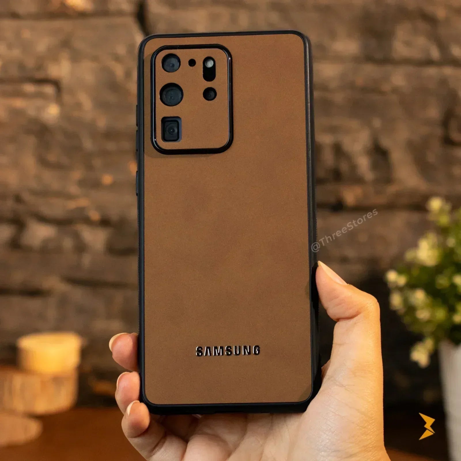 Alcantara Case Samsung S20 Ultra - Three