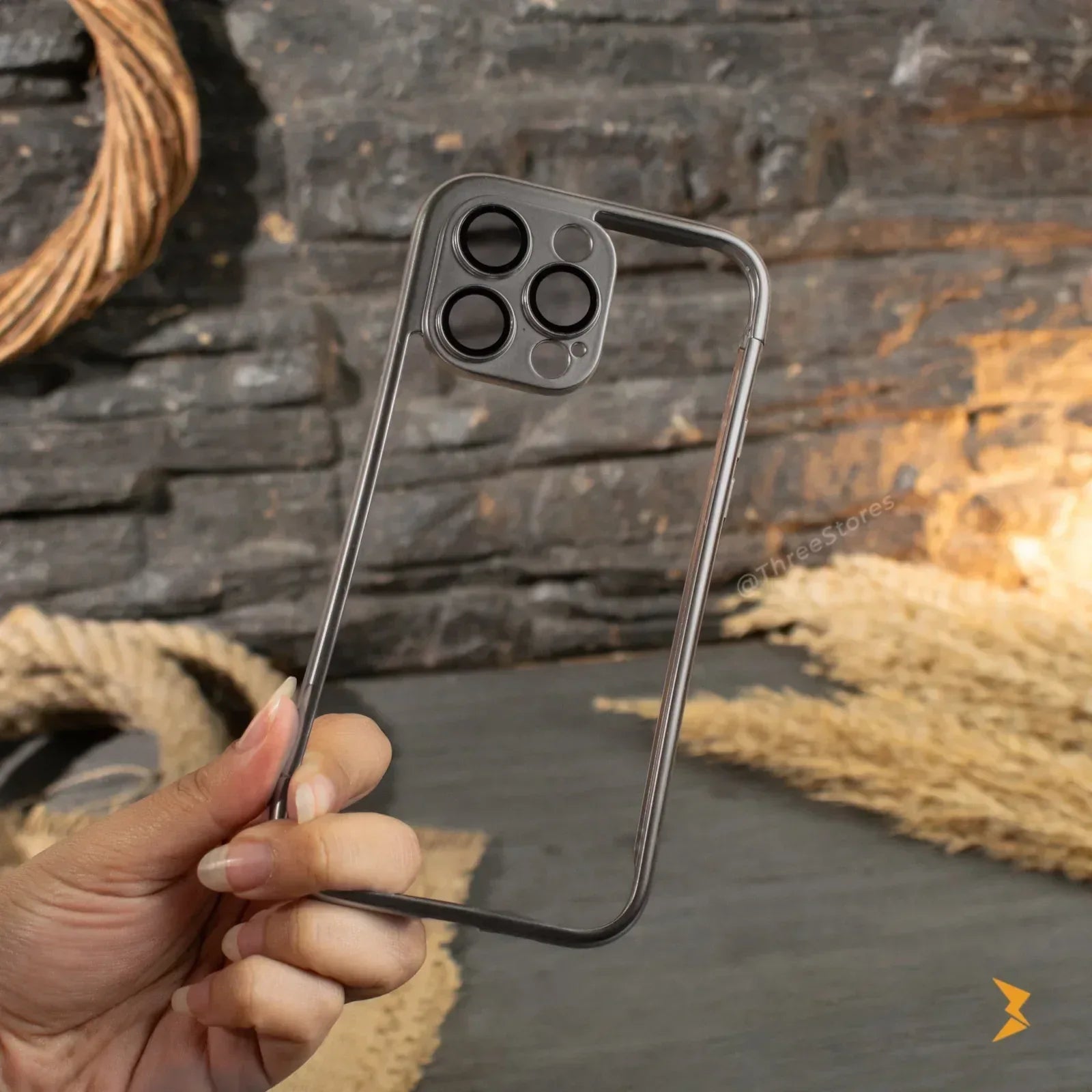 Edge Shield Camera Lens Case iPhone 15 Pro - Three