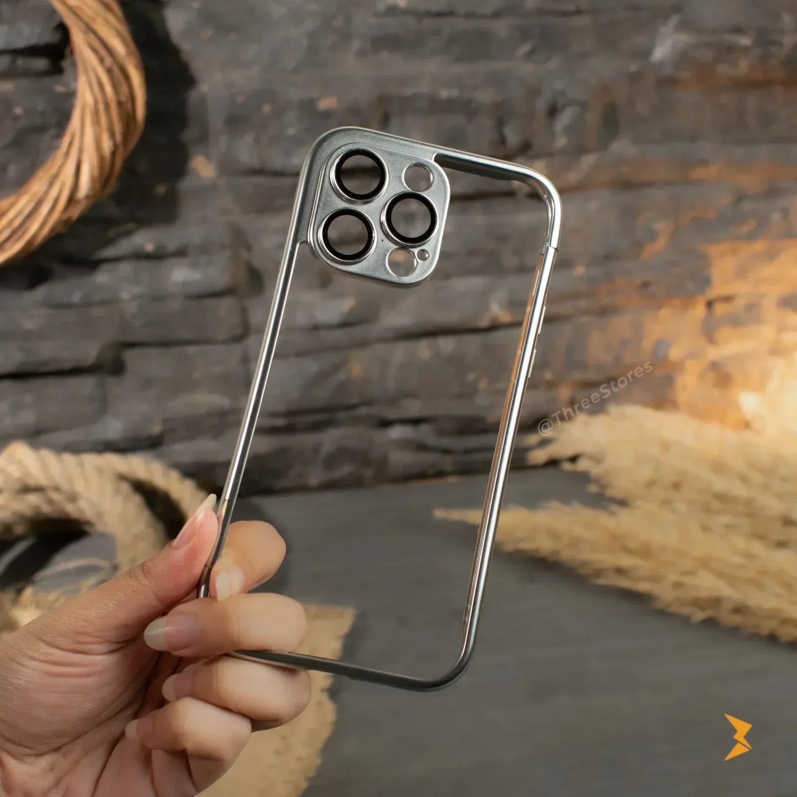 Edge Shield Camera Lens Case iPhone 15 Pro - Three