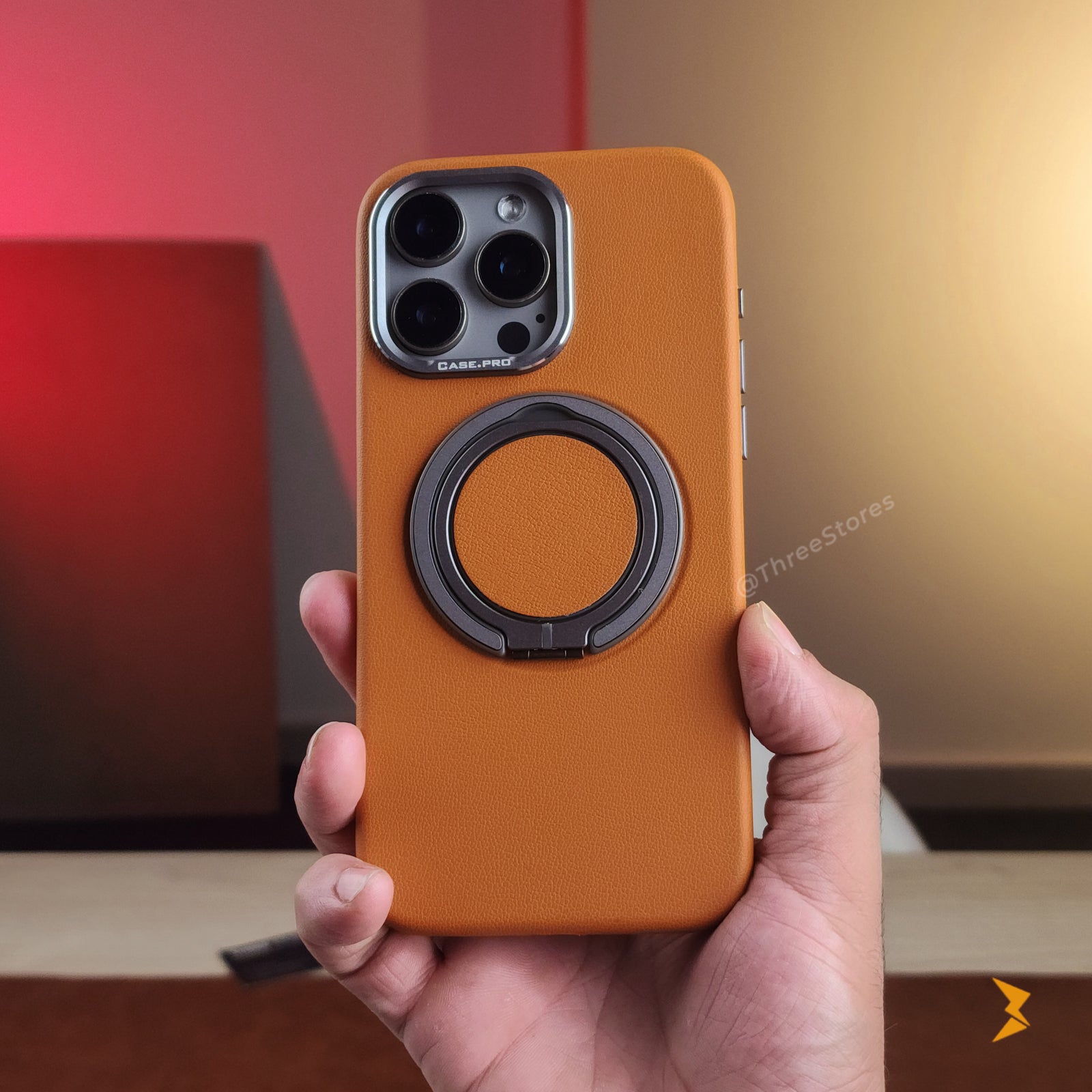 Bali Leather Magsafe Stand Case iPhone 15 Pro Max