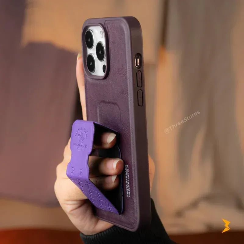 Santa Vertical Holder Case iPhone 15 Pro - Three