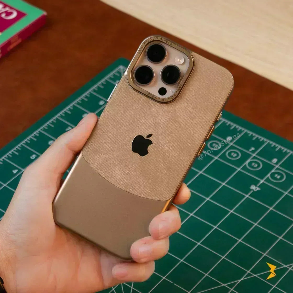 Velvet Touch Dual Tone Case iPhone 16 Pro Max - Three