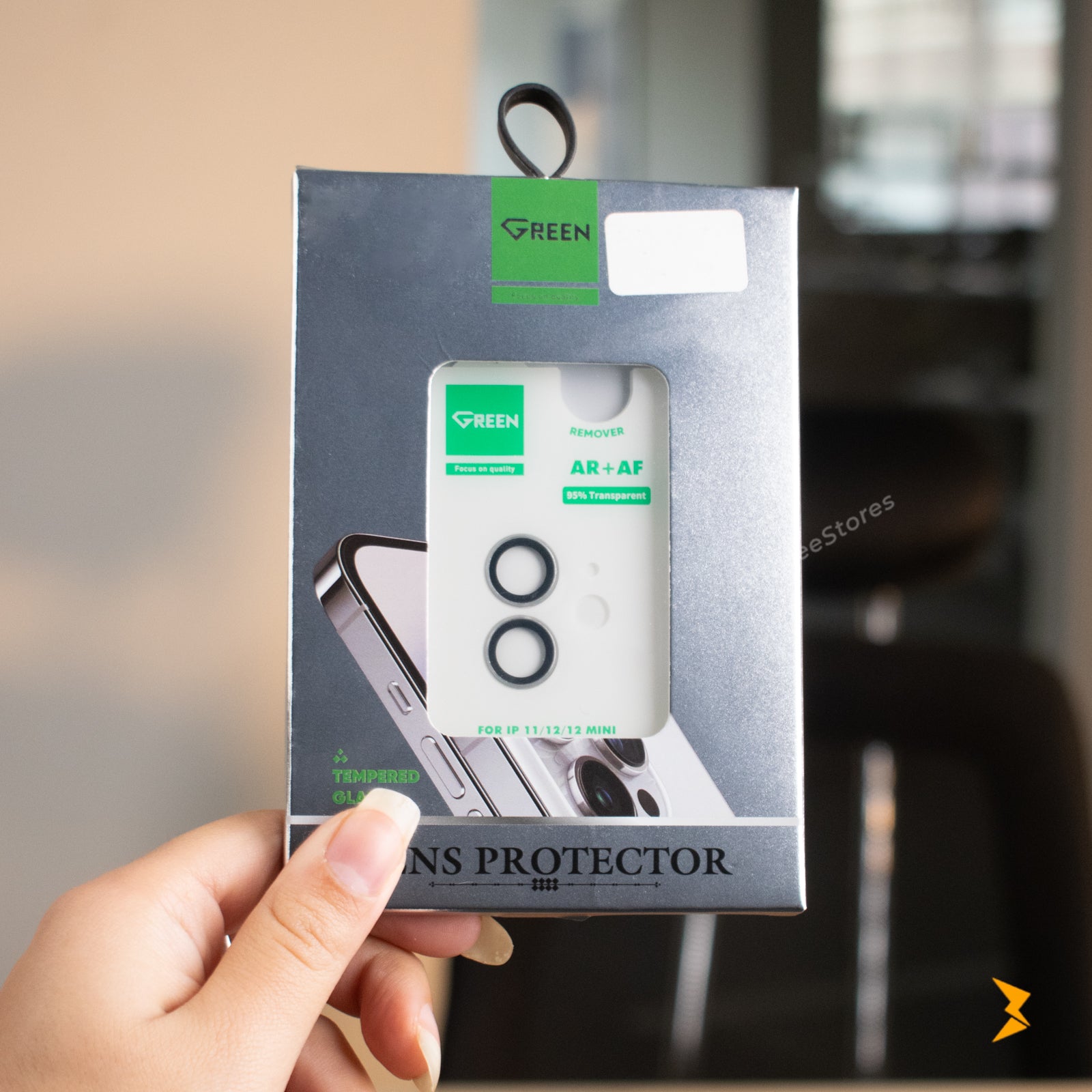 Green Ring Camera Lens Protector iPhone 11