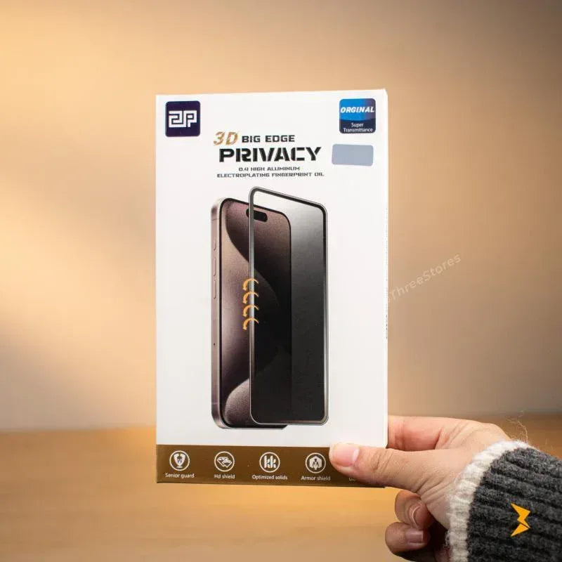 2P Privacy Glass Screen Protector iPhone 11 Pro Max - Three