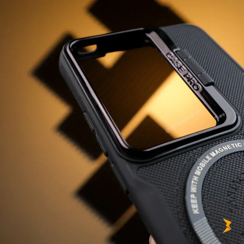 Noval Leather Stand Magsafe Case Oppo Reno 6 5G - Three