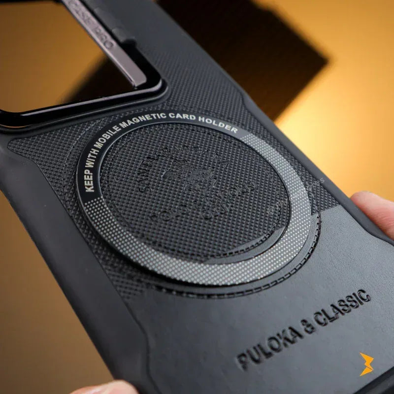 Noval Leather Stand Magsafe Case Oppo Reno 6 5G - Three