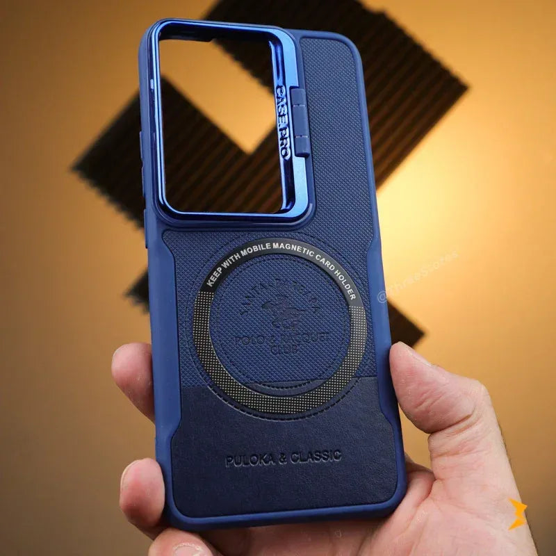 Noval Leather Stand Magsafe Case Oppo Reno 6 5G - Three