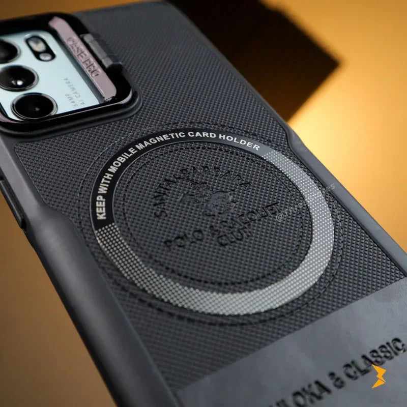 Noval Leather Stand Magsafe Case Oppo Reno 12 / 12 Pro - Three