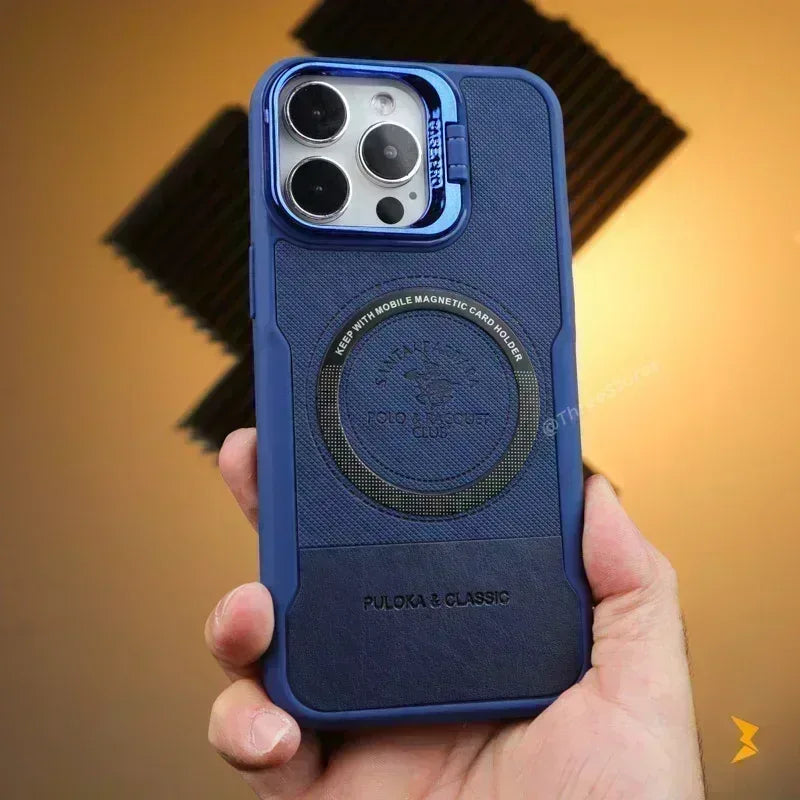 Noval Leather Stand Magsafe Case iPhone 11 Pro - Three