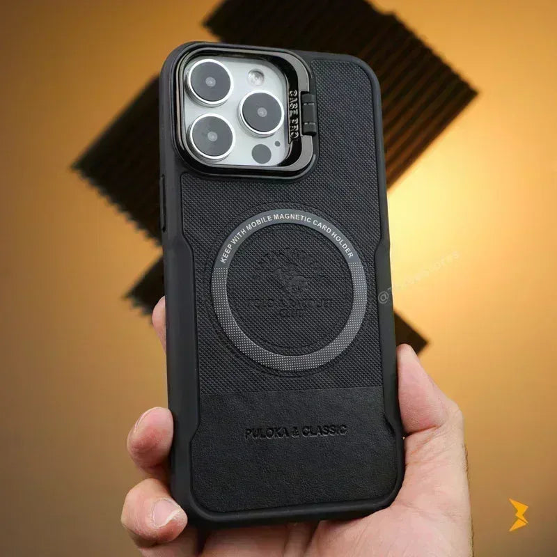 Noval Leather Stand Magsafe Case iPhone 11 Pro - Three