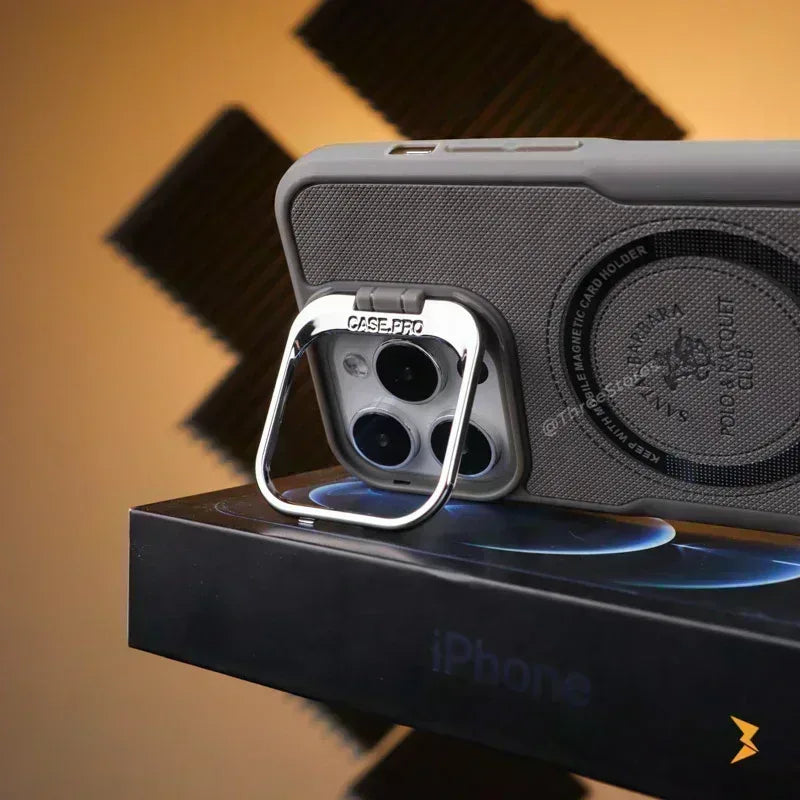 Noval Leather Stand Magsafe Case iPhone 11 Pro - Three