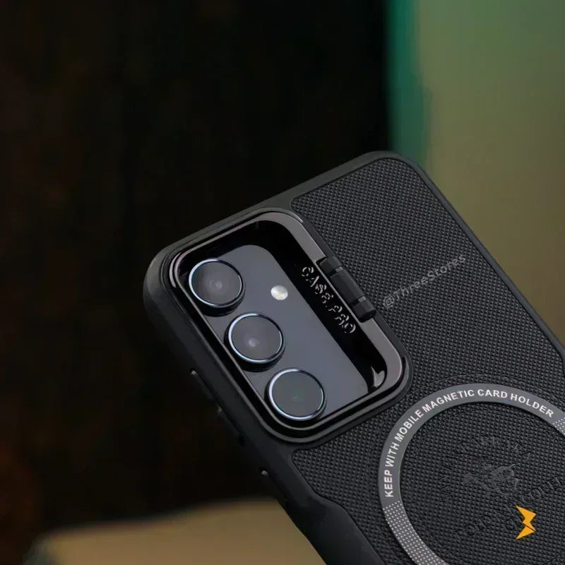 Noval Leather Stand Magsafe Case Samsung A24 - Three