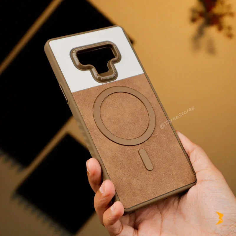 Clint Leather Magsafe Case Samsung Note 9 - Three