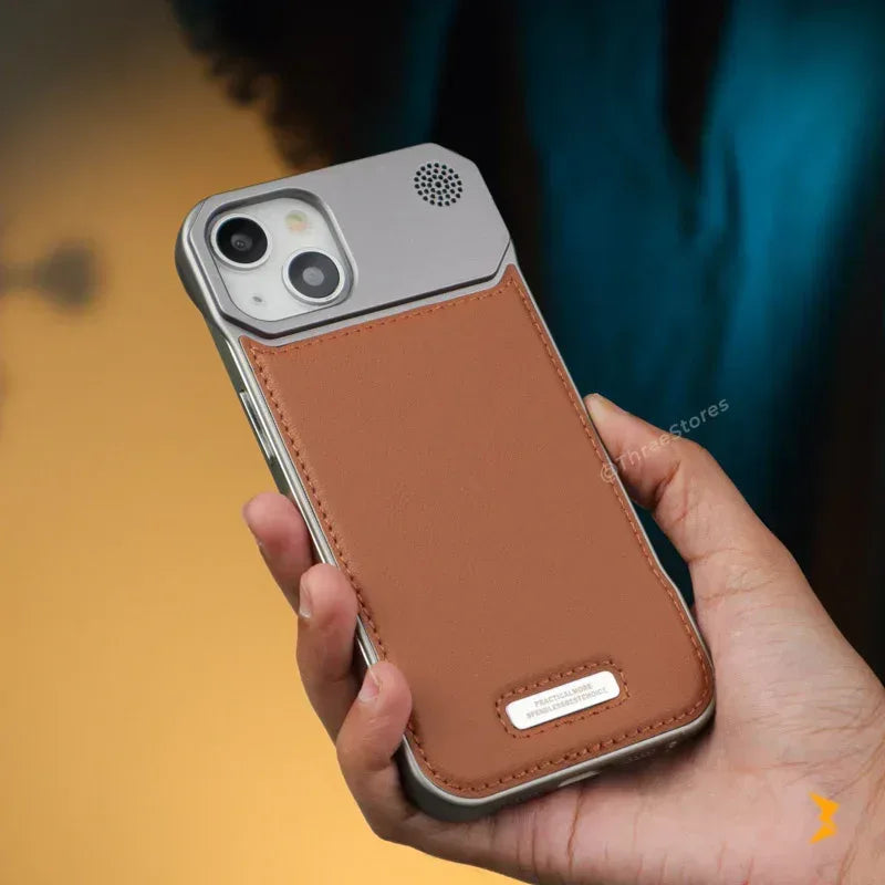 Casper Leather Case iPhone 13/14/15 - Three
