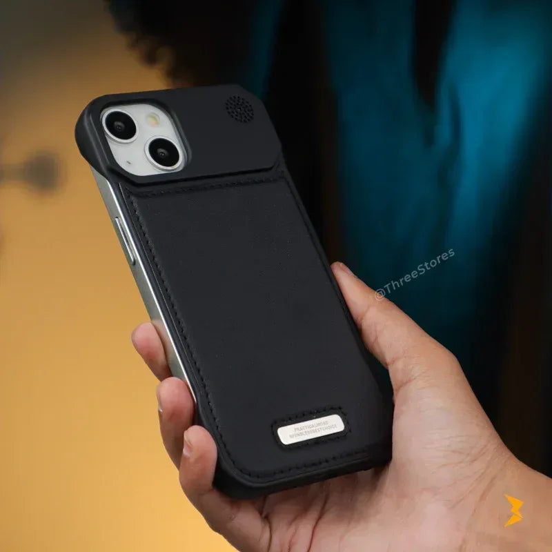 Casper Leather Case iPhone 13/14/15 - Three