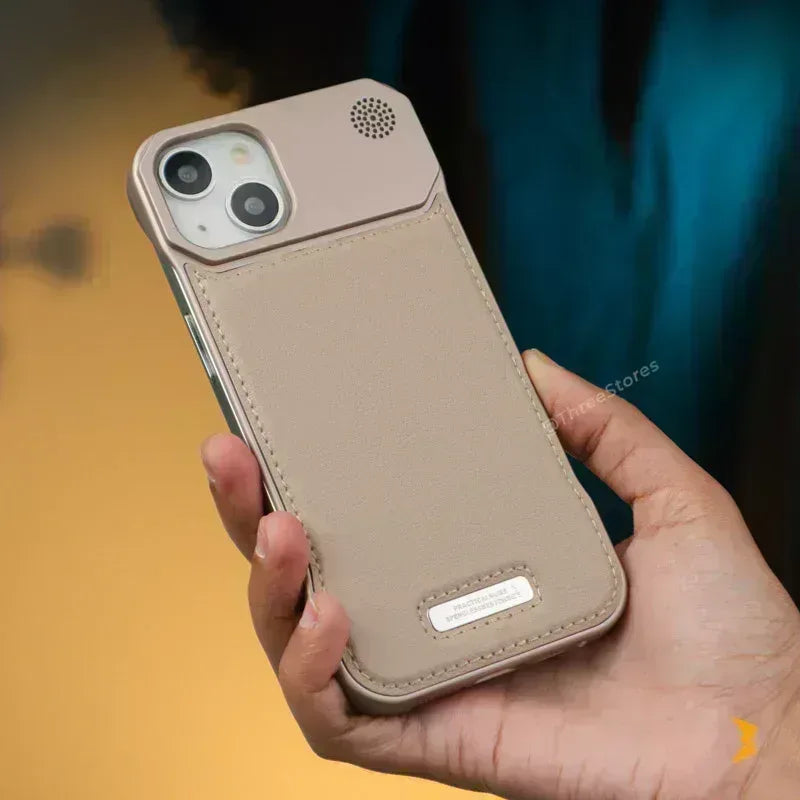 Casper Leather Case iPhone 16 Pro Max - Three