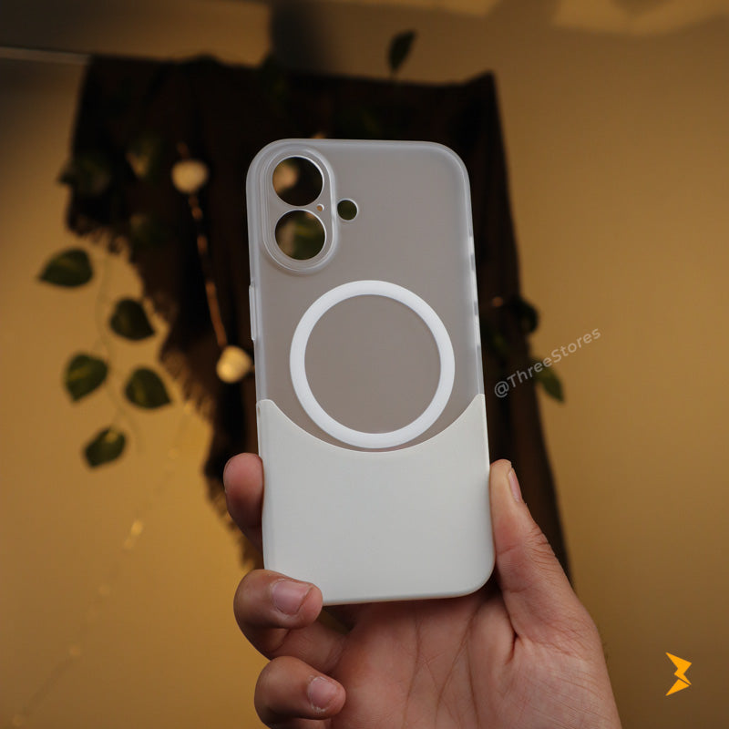 Split Semi-Transparent Case iPhone 16