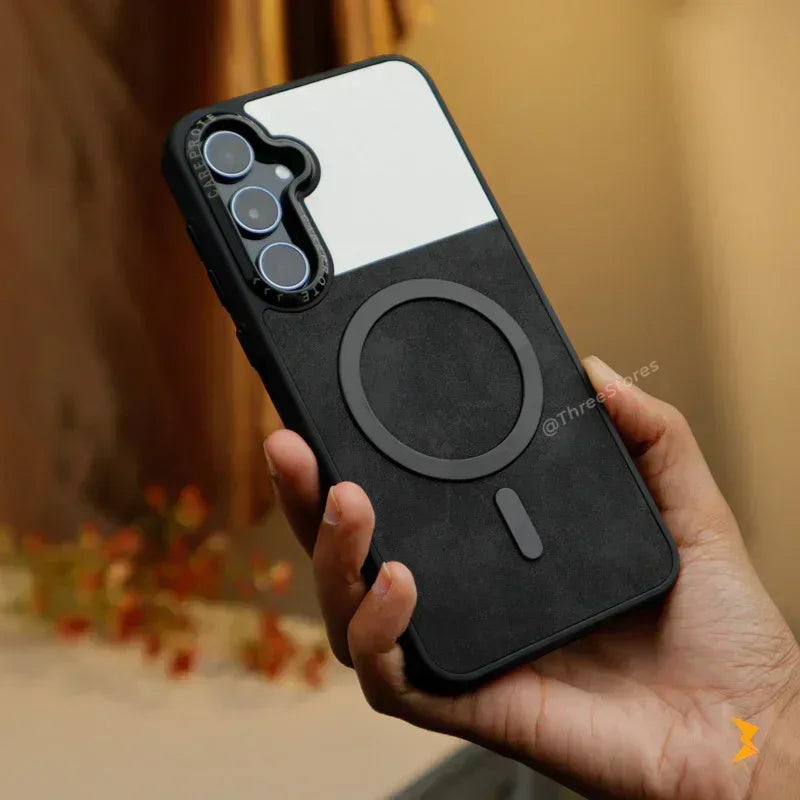 Clint Leather Magsafe Case Samsung A26 - Three