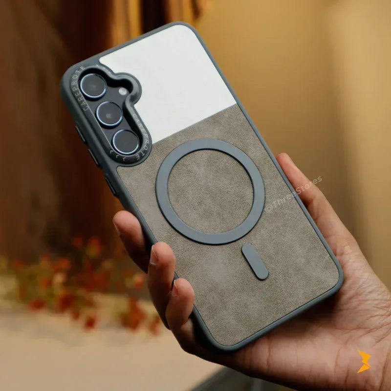 Clint Leather Magsafe Case Samsung A26 - Three