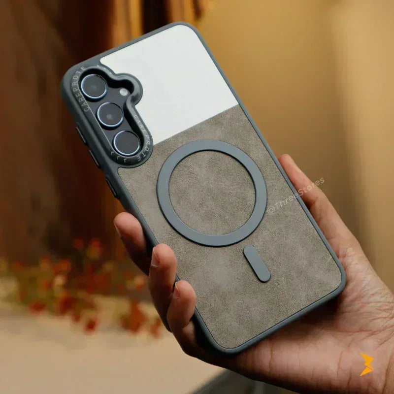 Clint Leather Magsafe Case Samsung A26 - Three