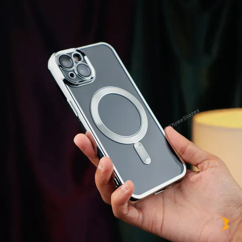 Glossy Magsafe Camera Protection Case iPhone 15 - Three
