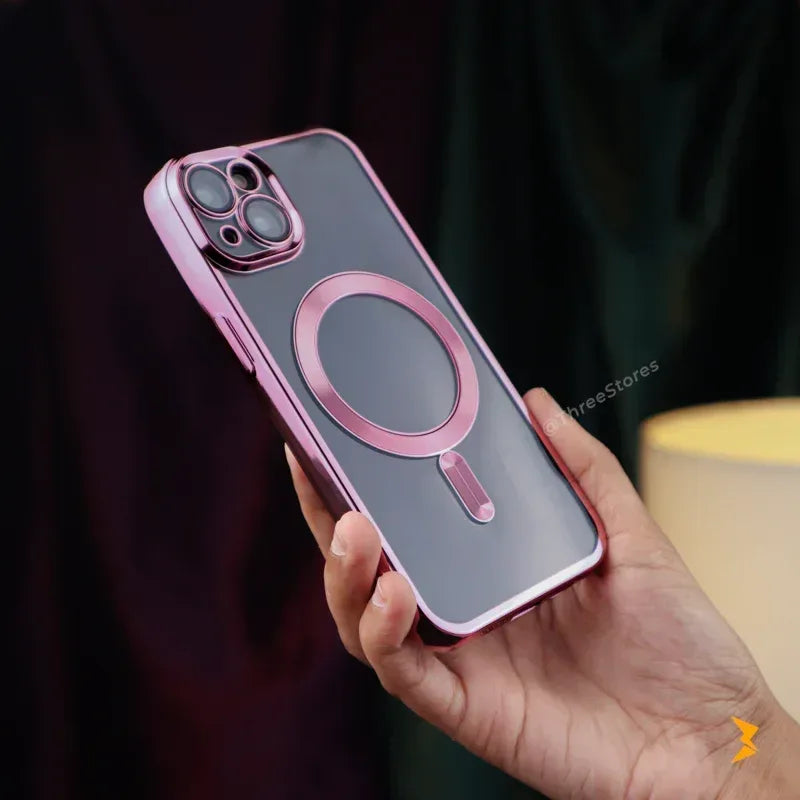 Glossy Magsafe Camera Protection Case iPhone 15 - Three