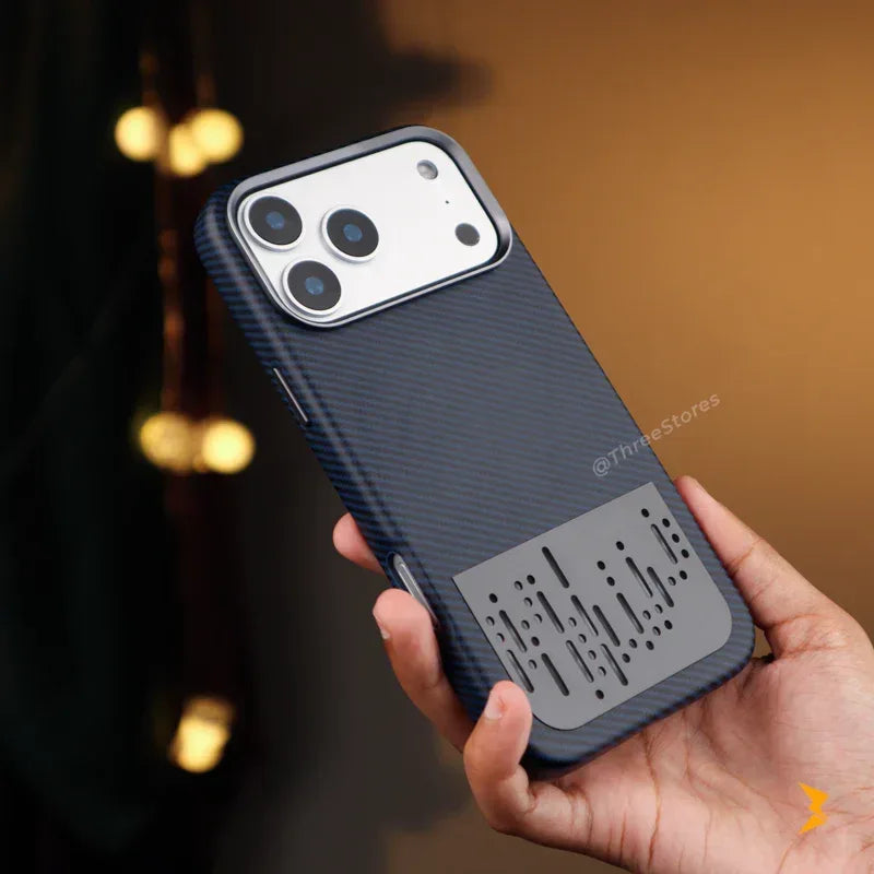 Air Vent Carbon Magsafe Case iPhone 17 Pro Max - Three