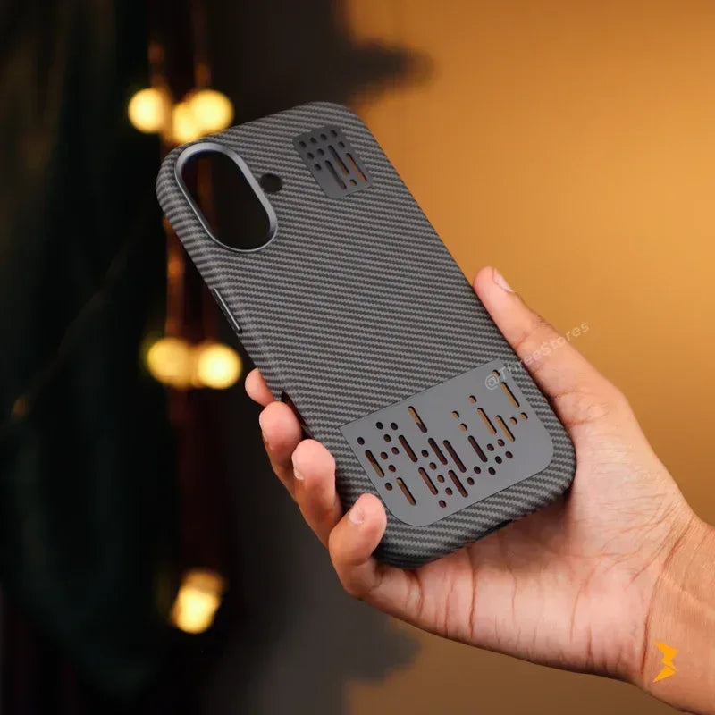 Air Vent Carbon Magsafe Case iPhone 17 - Three