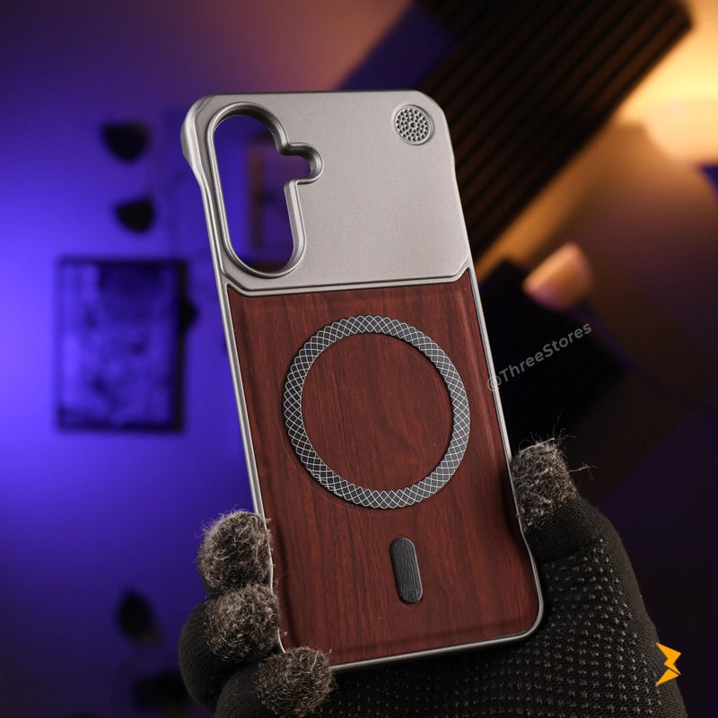 Nexar Wood Magsafe Case Samsung A55