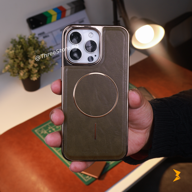 NJOYNY All-Round Leather Magsafe Case iPhone 16 Pro Max