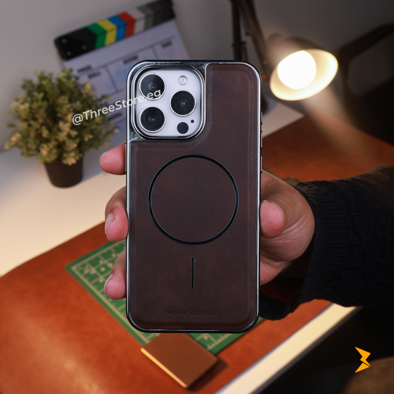 NJOYNY All-Round Leather Magsafe Case iPhone 16 Pro Max