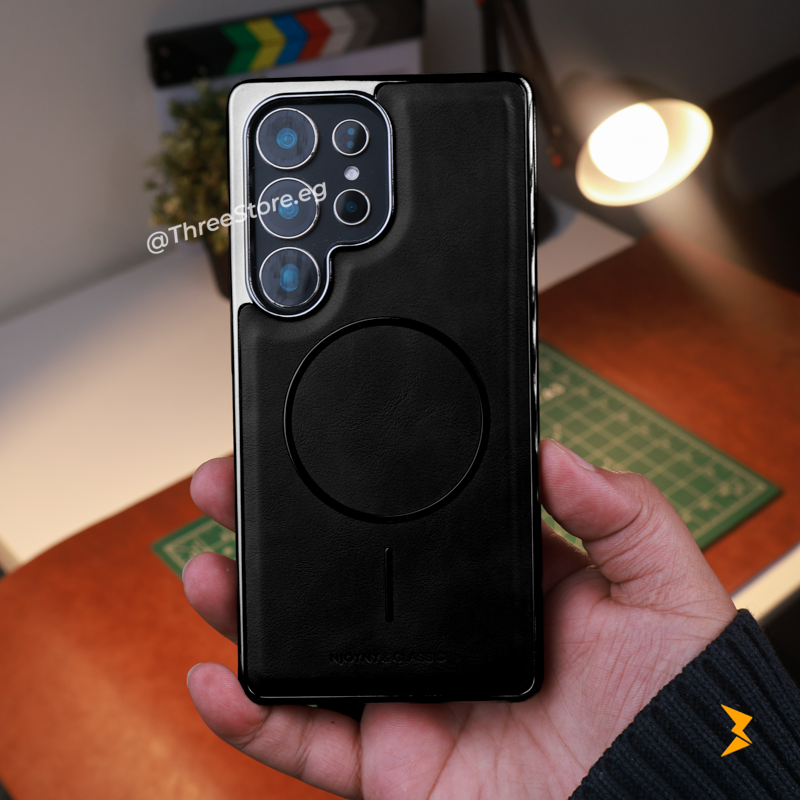 NJOYNY All-Round Leather Magsafe Case Samsung S25 Ultra