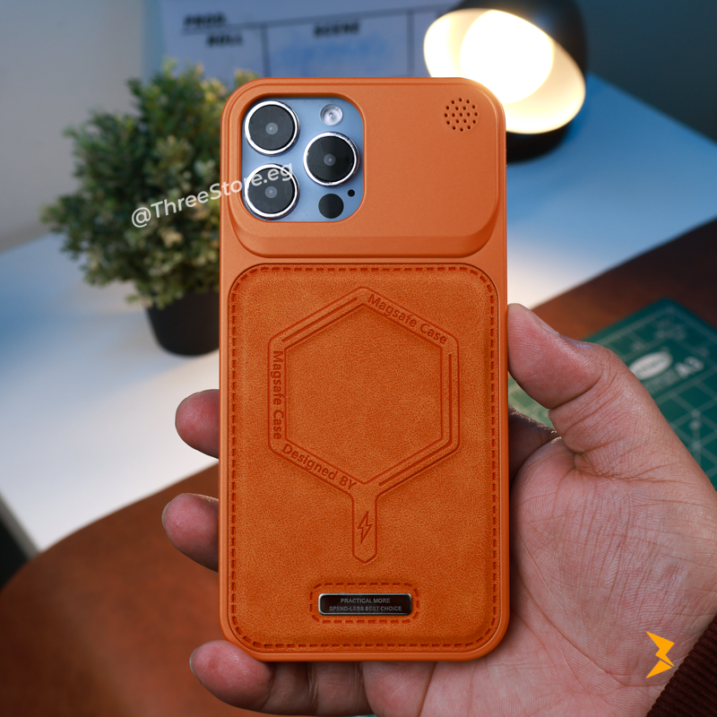 Stain Leather Magsafe Case iPhone 16 Pro Max
