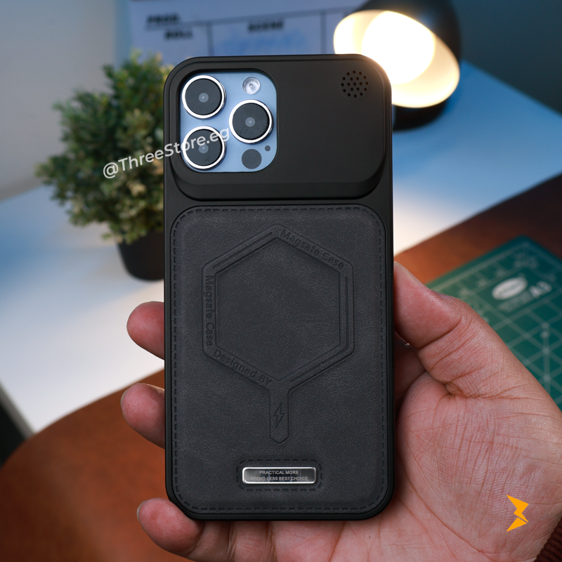 Stain Leather Magsafe Case iPhone 16 Pro Max