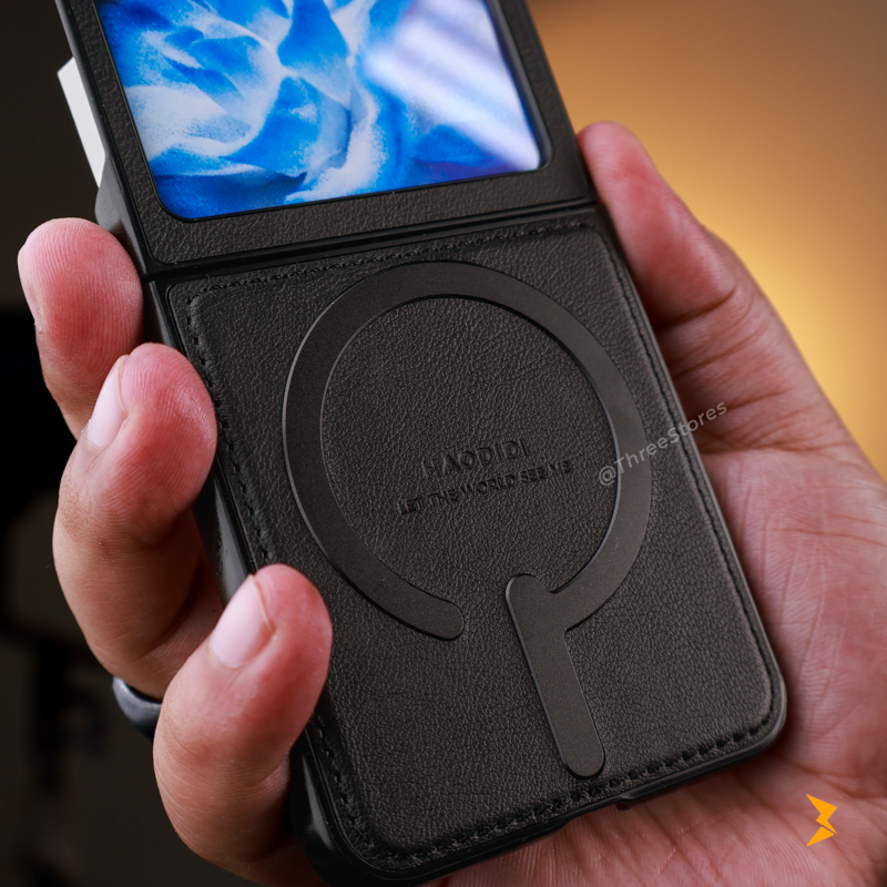 HDD Durable Leather Magsafe Case Samsung Flip 6