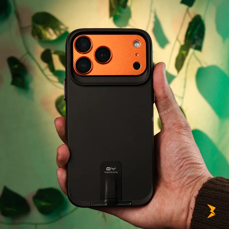 Qi Premium TPU Stand Case 17 Pro Max