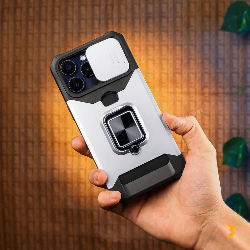 TrackGuard Camsheild With Holder Case iPhone 15 Pro