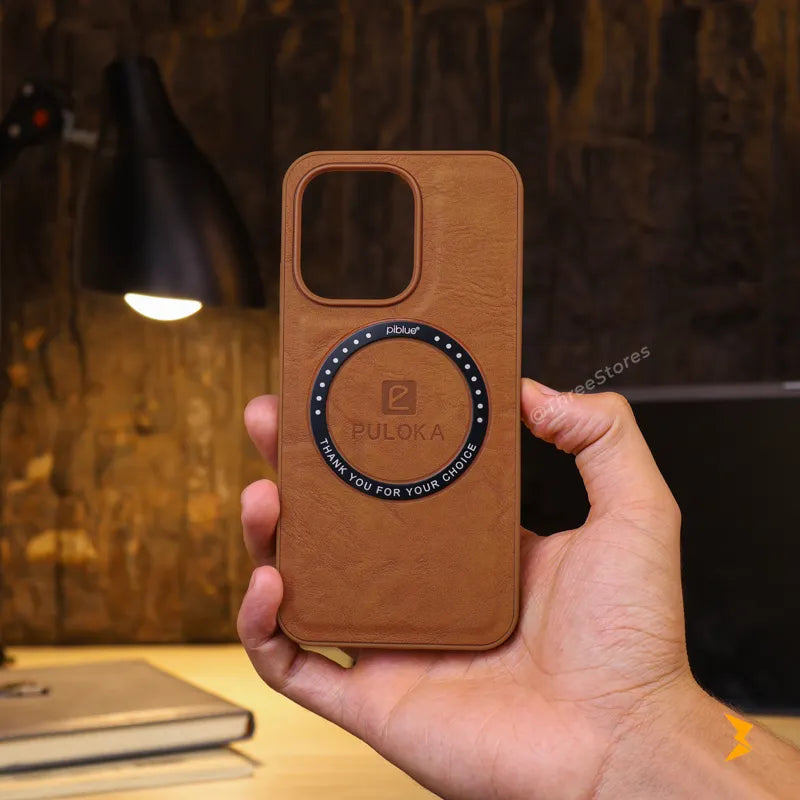 Puloka PIblue Leather Case Oppo reno 14