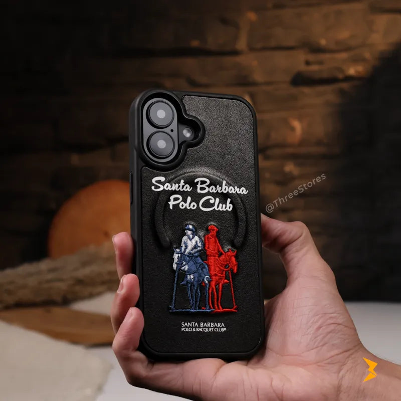 Santa Rawhide Leather Case iPhone 17