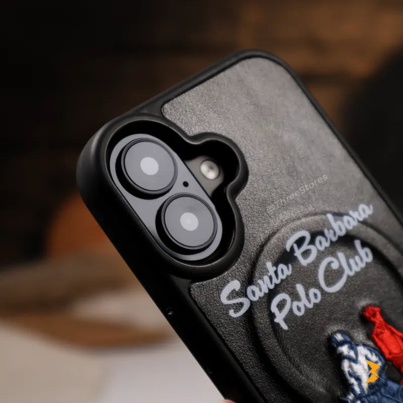 Santa Rawhide Leather Case iPhone 17