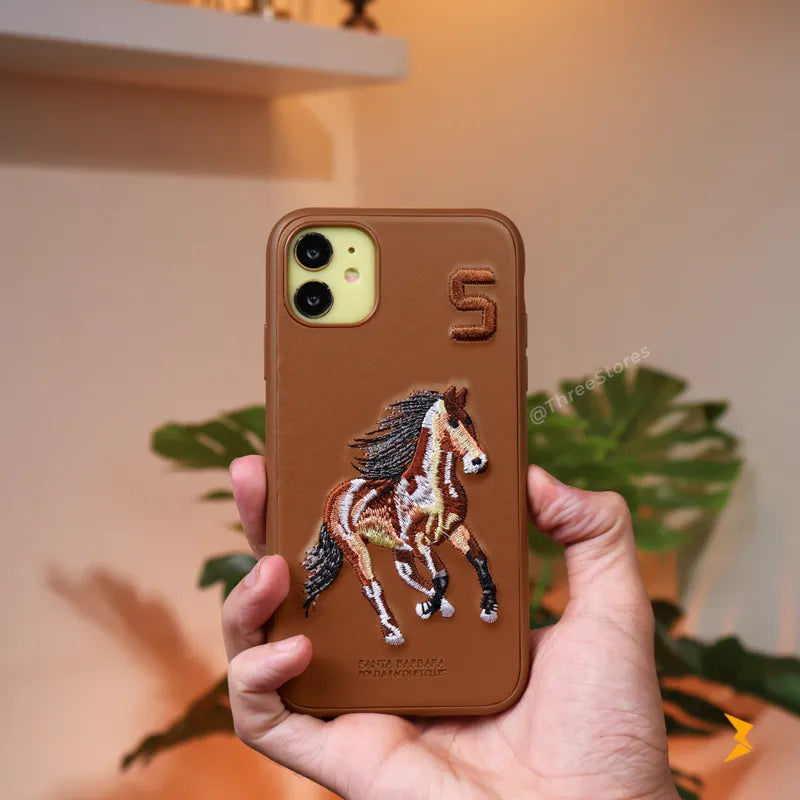 Santa Rawhide Leather Case iPhone 11