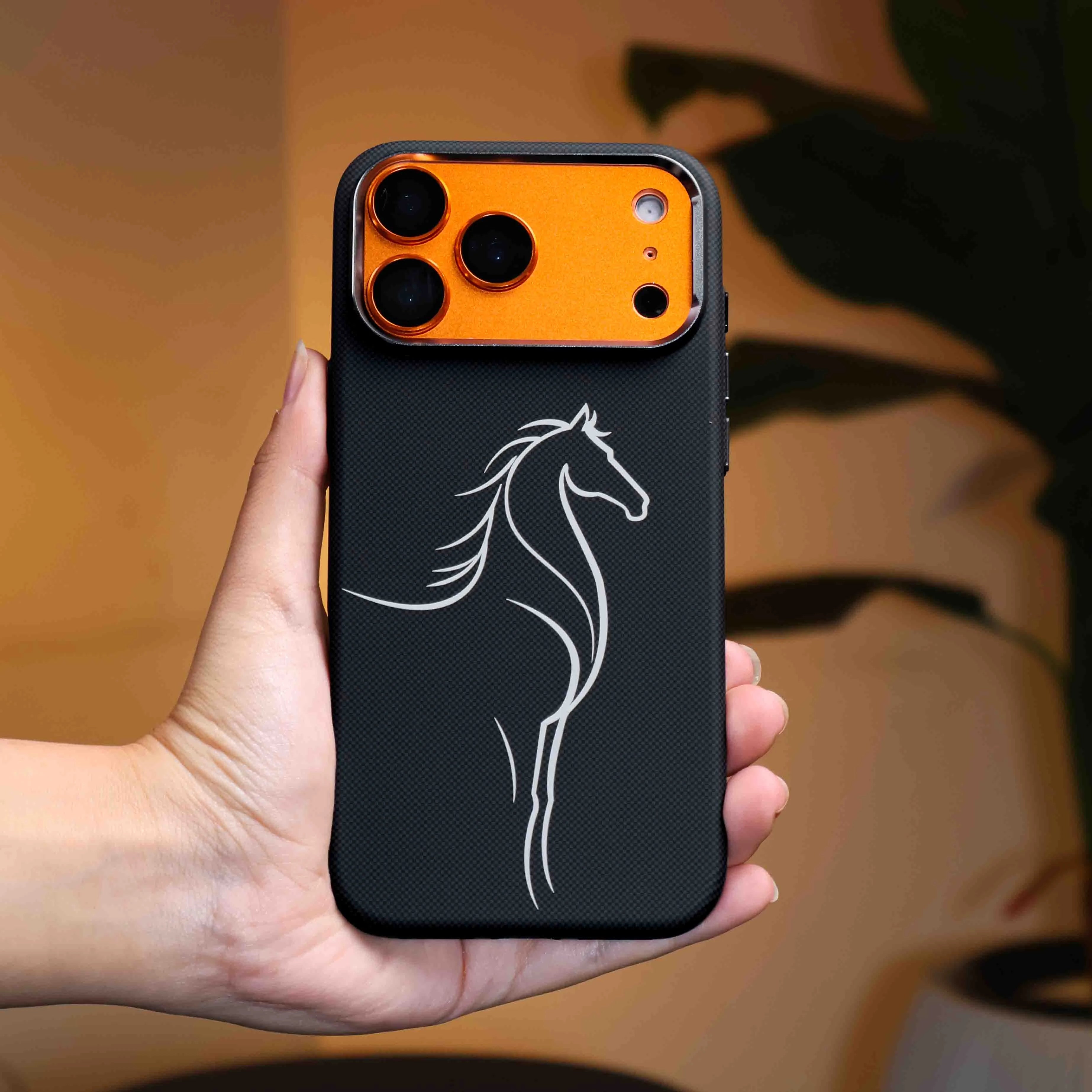 Horse Line Carbon Magsafe Case iPhone 17 Pro Max