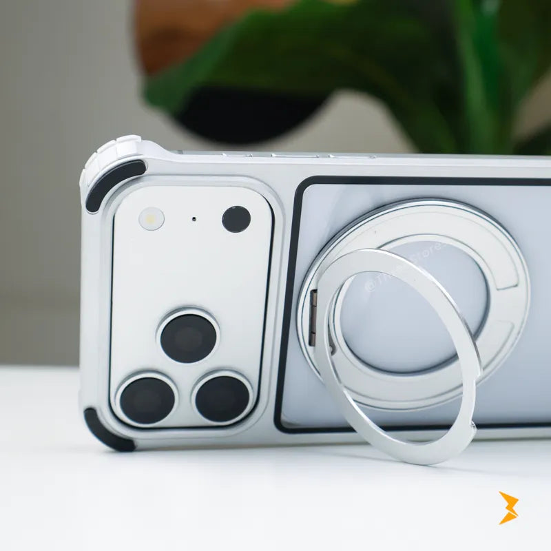 Edge Lock Stand Magsafe Metal Case iPhone 17 Pro Max