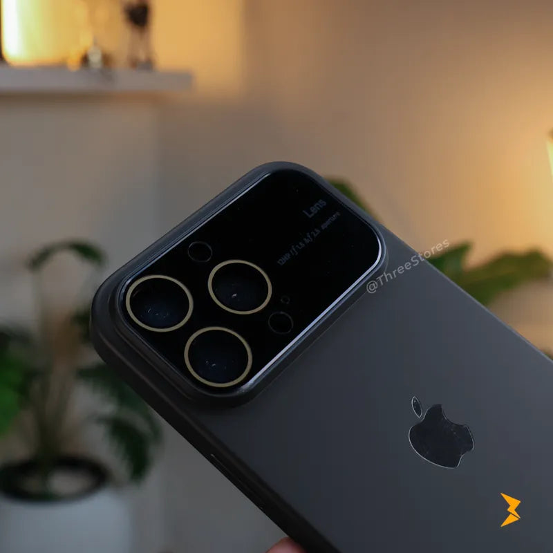 Black Out TPU Camera Protection Case iPhone 15 Pro Max